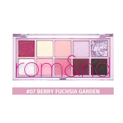 Romand [rom&nd] Better Than Palette - Versatile Korean Beauty Makeup for Colorful Eye Looks