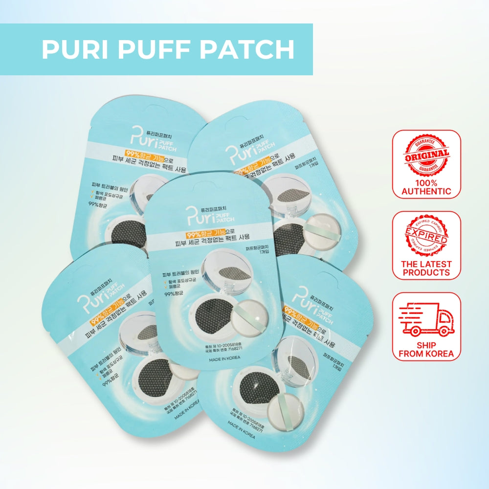 Puri Cushion Puff Patch 2ea Renewal, Purifying & Antibacterial Skincare Beauty Essential