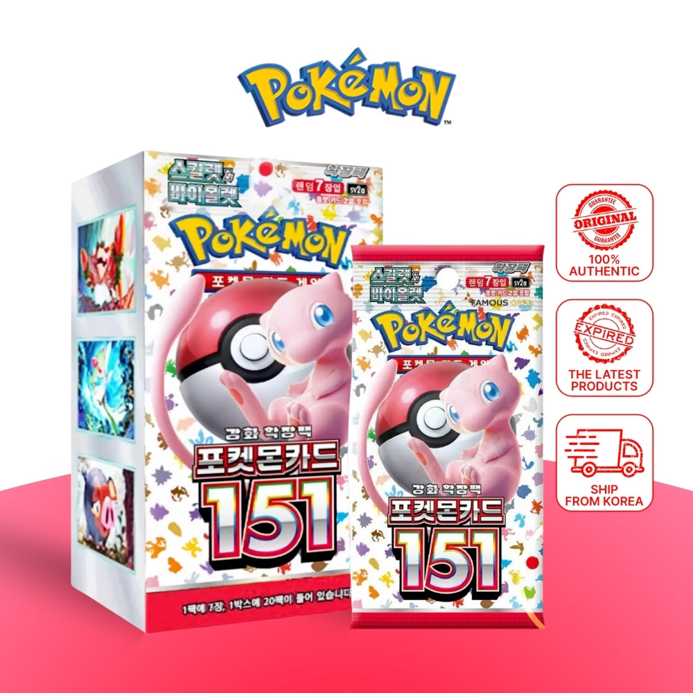 Pokemon Card Scarlet&Violet 151 Booster Box SV2a Sealed Korean ver