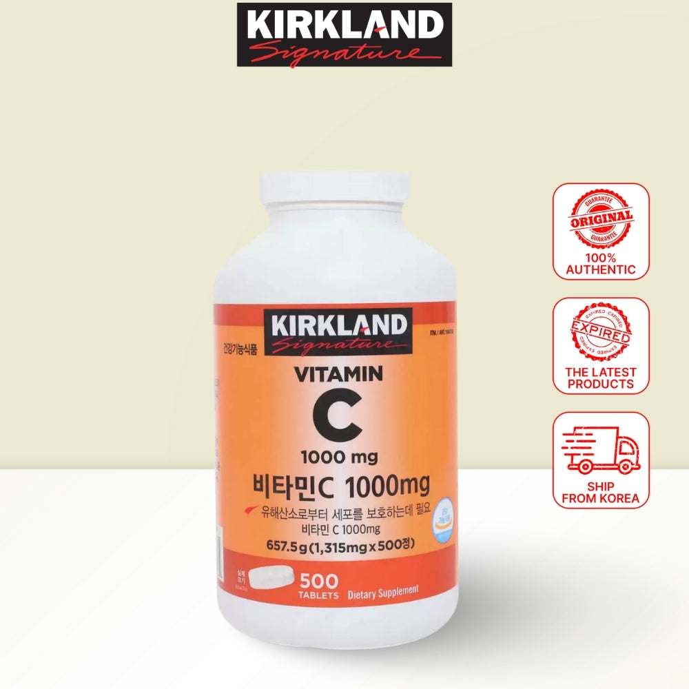 Kirkland Signature Vitamin C 1000mg (1315mg x 500 tablets)