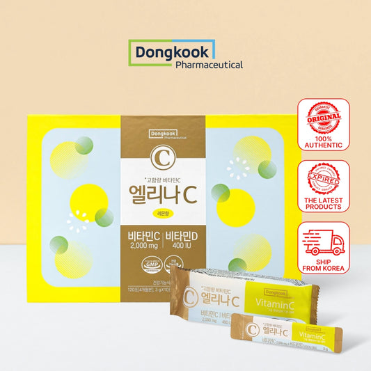 DongKook Elina C Vitamin C + Vitamin D 120sticks for 4months high-content powder vitamin