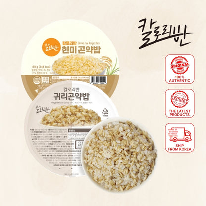 Korea Instant Rice Half-Calorie with Oat and Brown Rice Konjac - Low-Calorie, Healthy Choice | Gluten-Free, Vegan