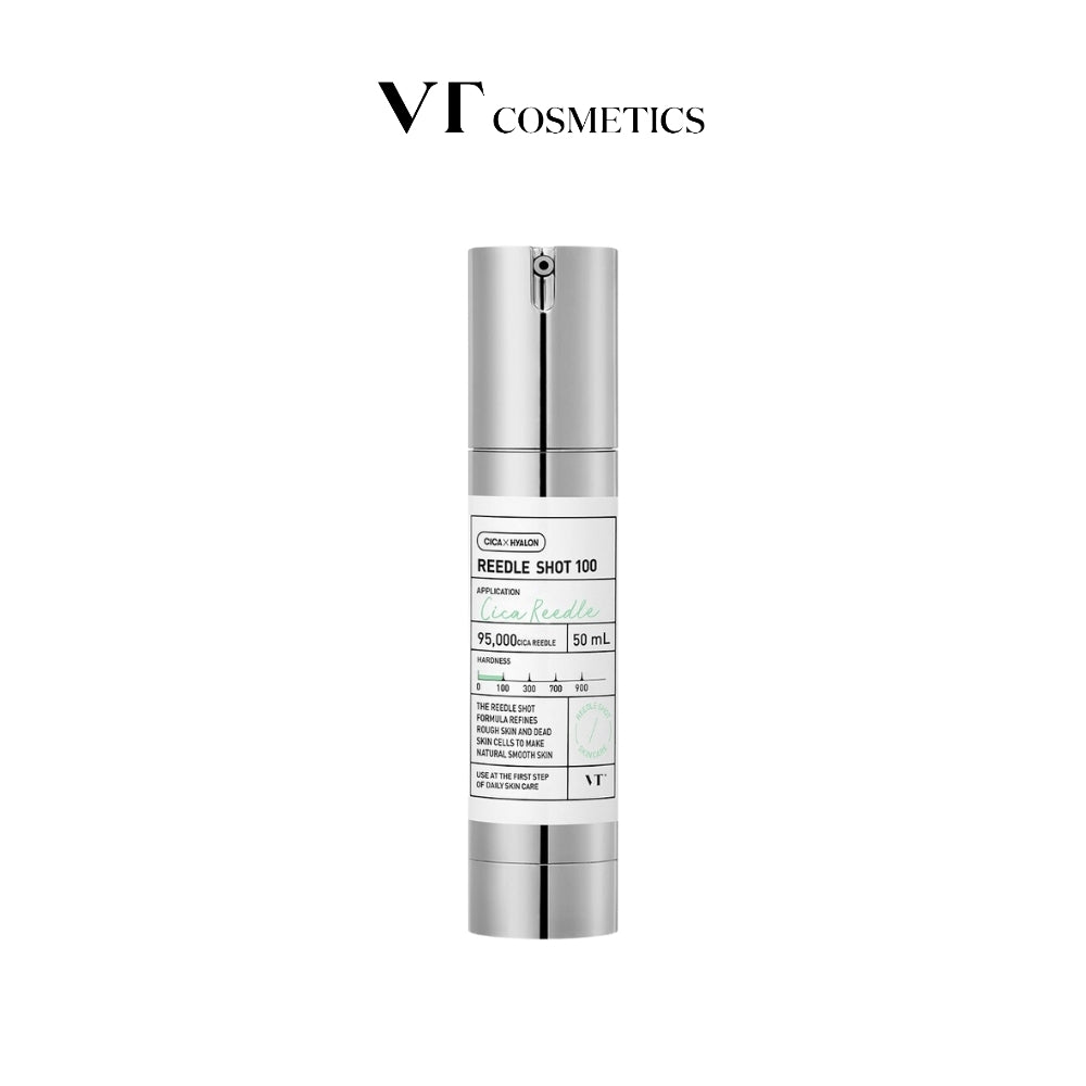 VT Cosmetics CICA Reedle Shot Serum for Soothing Skincare Treatment 100/300 - Centella Asiatica Formula