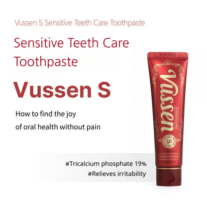 VUSSEN Whitening Toothpaste - Premium Dental Hygiene for Strong Teeth | 6 Types Available