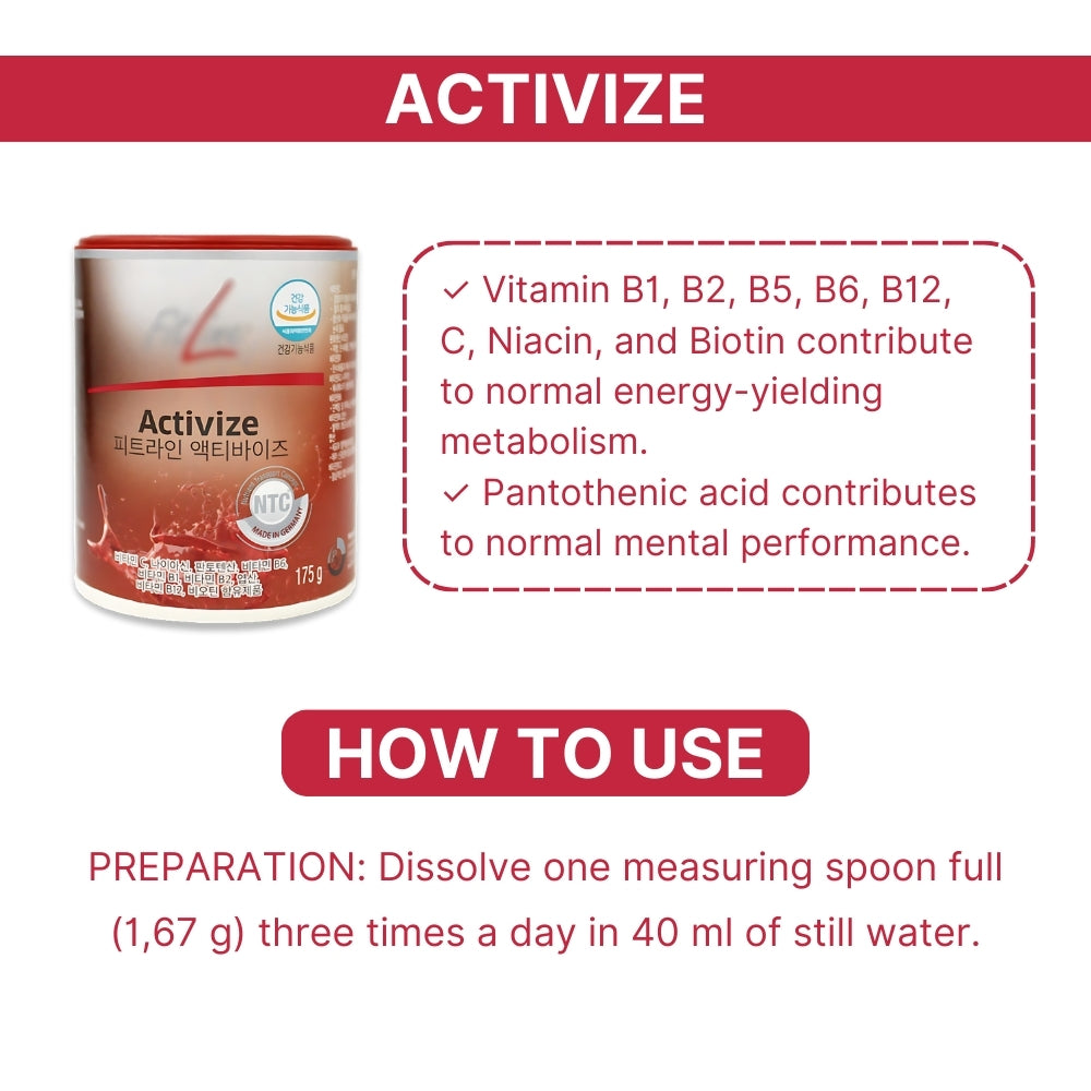 PM FitLine Activize 175g Nutritional Juice for Cells - Health & Wellness Supplement