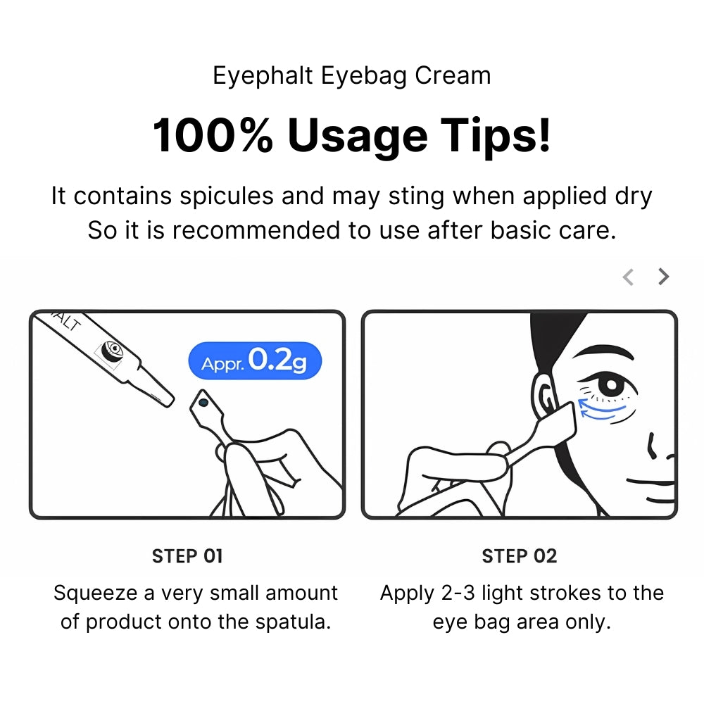 Dr. Melaxin Eyephalt Eyebag Cream 10ml for Eye Bags | Anti-aging Eye Treatment with Hyaluronic Acid and Caffeine for Brightening and Hydration