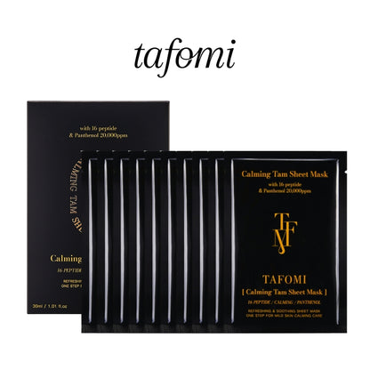 TAFOMI Calming TAM Sheet Mask 30ml (10 sheets)