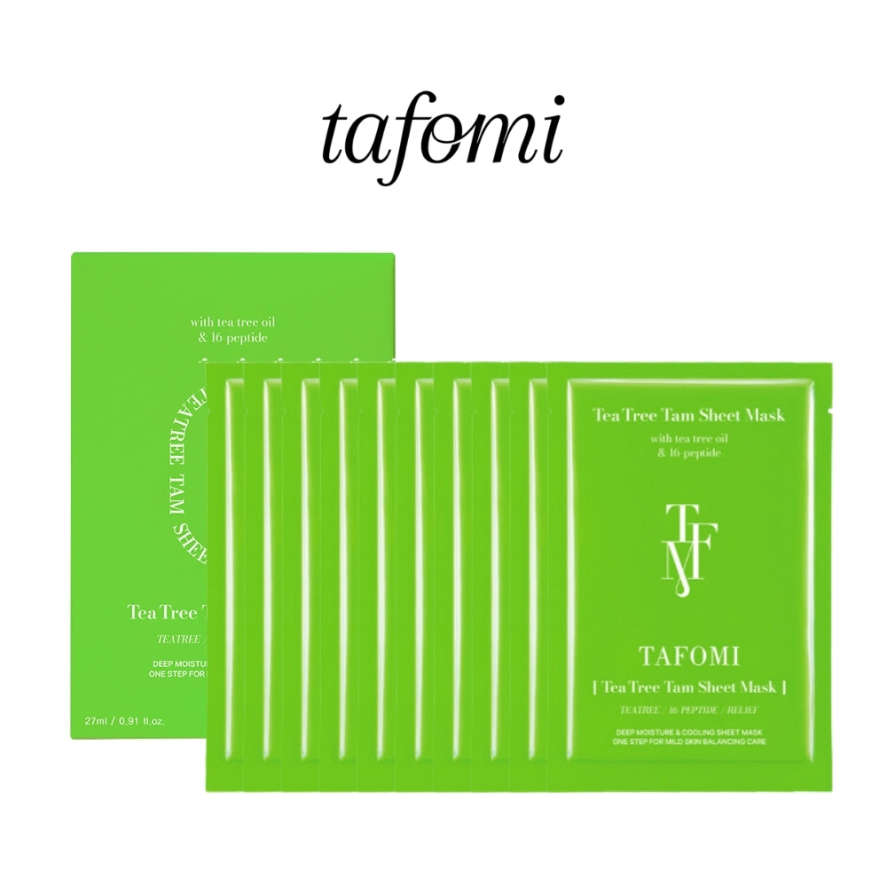 TAFOMI Tea Tree TAM Sheet Mask 27ml (10 sheets)