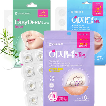 Easyderm Acne patch / Hydrocolloid patch / Tea tree oil patch / Pimple patch