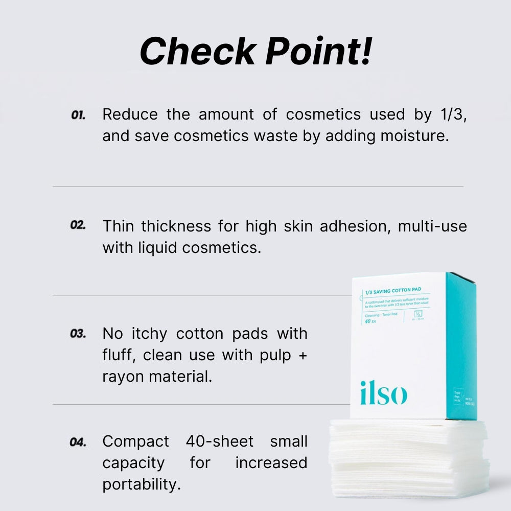 ilso Super Melting Sebum Softener 150ml Set (+ Cotton Pad 40pcs + Cooling Massager)