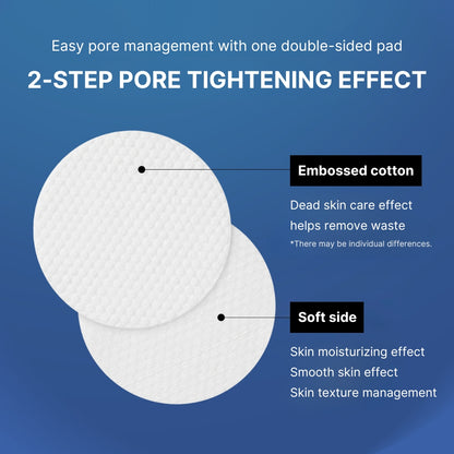 MEDICUBE Zero Pore Pad 2.0 Double Editions [Exclusive] - Pore Minimizing Skincare Set - 70 Pads + Refill