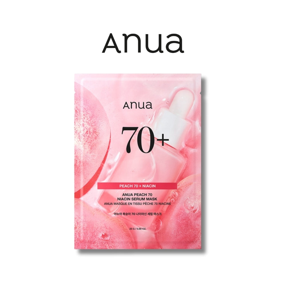 Renewal Anua Peach 70 Niacin Serum Mask 5pcs Facial Mask