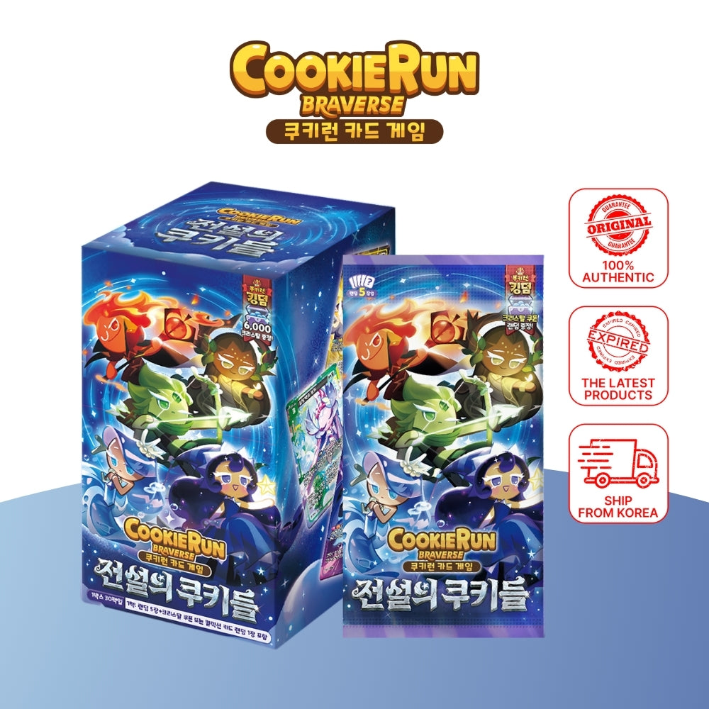 Cookie Run Braverse Cookies of Legend Booster Pack Vol.4 Korean TCG