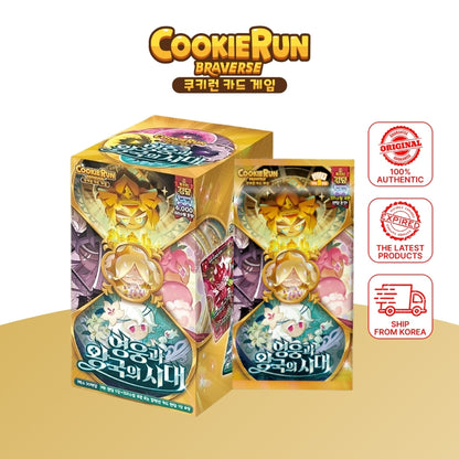 Cookie Run Braverse The Age of Heroes and Kingdom Booster Pack Vol.3 Korean TCG