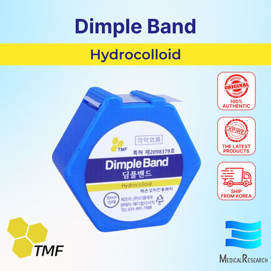 KOREA Beauty Acne Patch Dimple Band 70pcs 15mm Hydrocolloid Pimple Patch for Acne, Mosquito Bite, Wound, Skincare - Skin Healing, Scar Prevention & Blemish Control