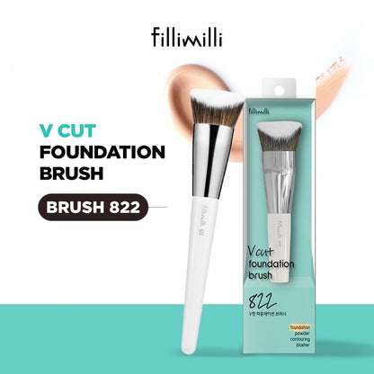 Fillimilli Olive Young V Cut Foundation Brush 822(1pcs)