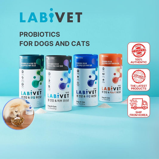 LABIVET Korea Pet Supplement for Dog Cat Joints - Immune Probiotics 60g | Skin & Oral Health Support