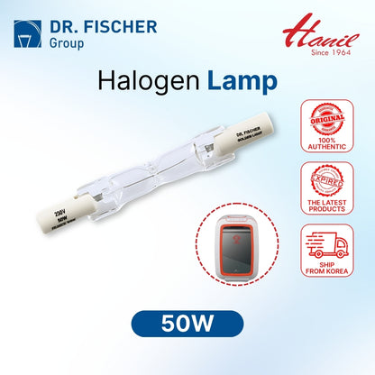 Dr Fischer Halogen Tube Lamp 78mm 50W Osram UV + Hanil Replacement | UV Light Therapy