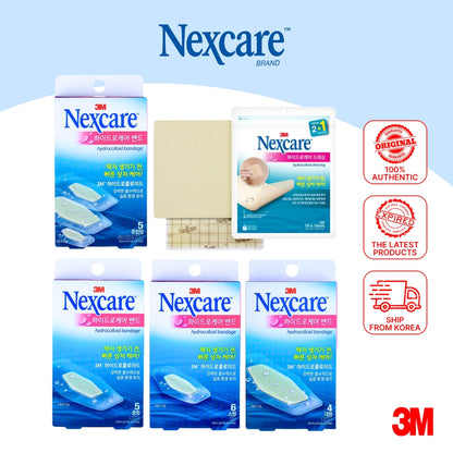 3M Nexcare Band-Aid Waterproof Hydrocolloid Dressing Patch for Wounds | Skin-Friendly Adhesive Bandages for Healing & Protection