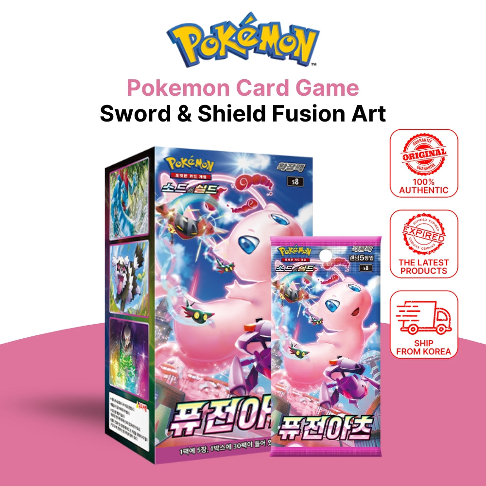 Pokemon Card Sword & Shield Fusion Arts Booster 1 Box 30 Packs Korean Version / S8 Mew