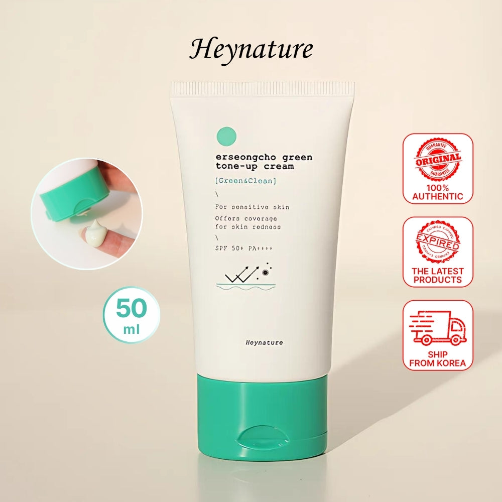 Heynature Erseongcho Green Toneup Sunscreen 50ml SPF 50+ PA ++++