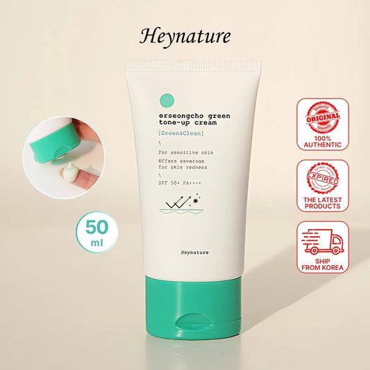 Heynature Erseongcho Green Toneup Sunscreen 50ml SPF 50+ PA ++++