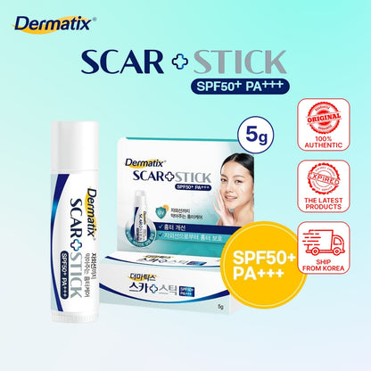 Dermatix Scar+Stick SPF 50+ PA+++ 5g for Scar Reduction and Sun Protection - Skin Care Treatment