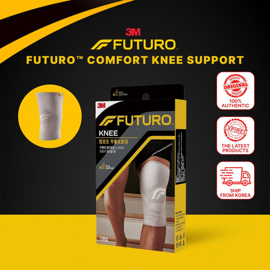 3M FUTURO Comfort Knee Support - Small, Medium, Large Sizes | Knee Brace for Men & Women, Compression Sleeve for Joint Pain Relief