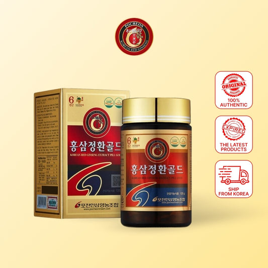 Pocheon 6 Years Korean Red Ginseng Extract Pill Gold 135g