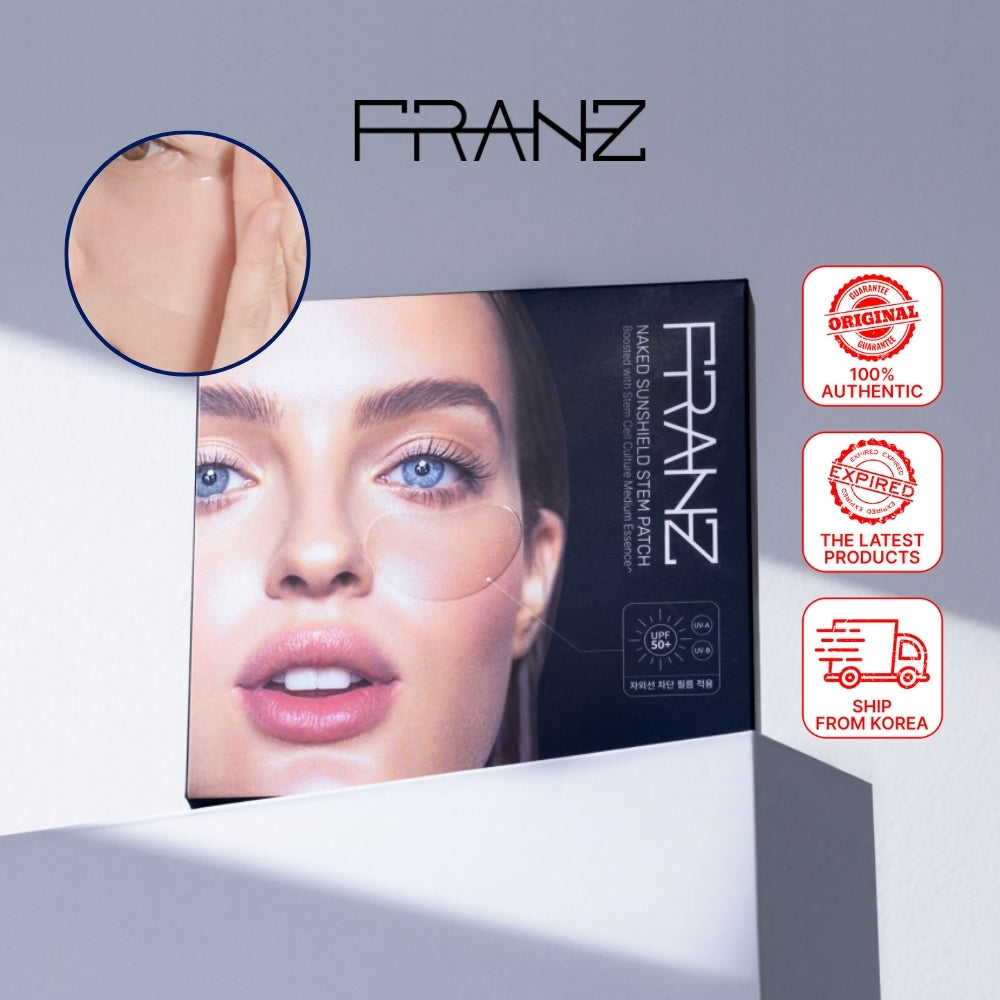 Franz Naked Sunshield Stem Cell UV Protection Patch 10 Pairs | 2024.ver Transparent Sunblock Mask