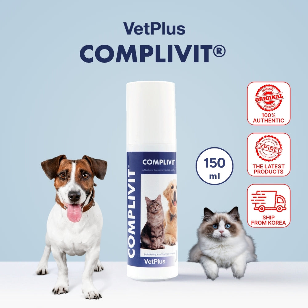 VetPlus COMPLIVIT 150ml Comprehensive Nutritional Supplements For Puppy Dog Dogs & Cat