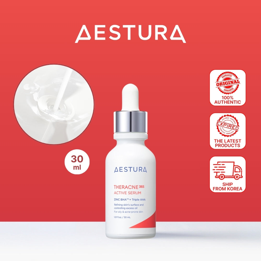 AESTURA THERACNE365 Active Serum | Acne-Prone Skin, Reduce Excess Oil, Minimize Pores