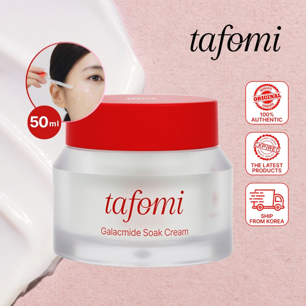 TAFOMI Galacmide Hydrating Soak Cream 50ml | Skincare Moisturizer for Nourishment & Repair