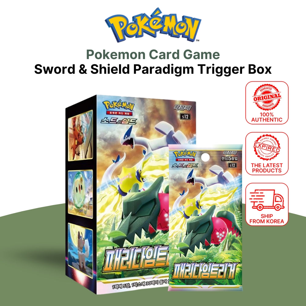 Pokemon Sword & Shield Paradigm Trigger S12 Box (30 Packs) Korean Version