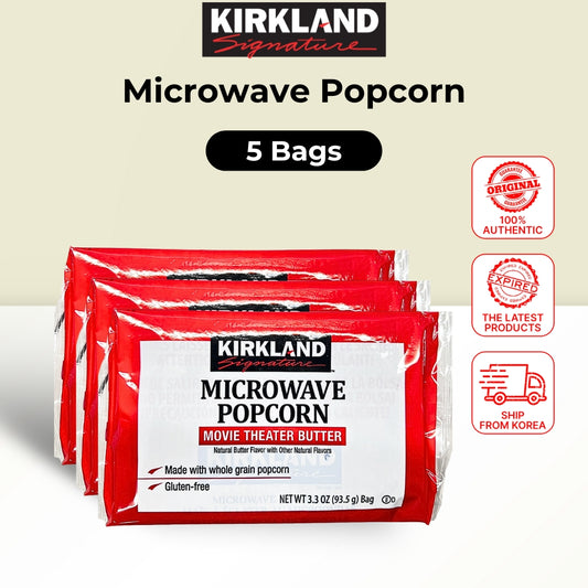 COSTCO Kirkland Signature Microwave Popcorn (5 bags)