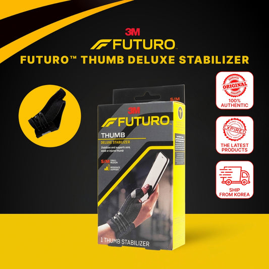 3M Futuro Thumb Stabilizer Deluxe - Size S/M & L/XL Brace for Hand Support & Injury Rehab