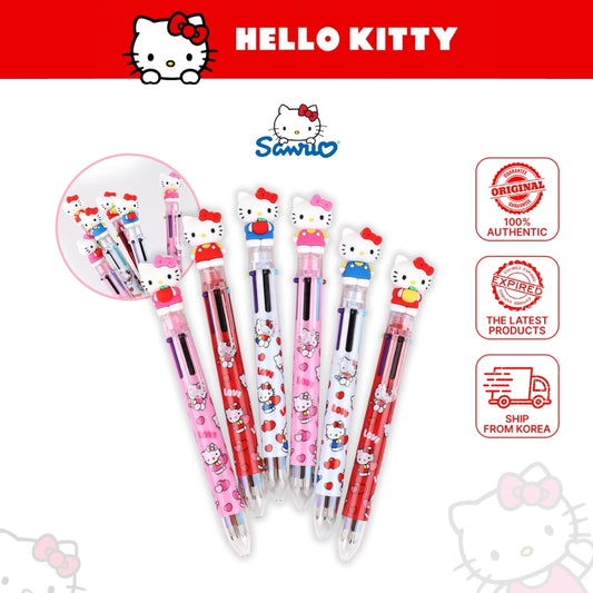 HELLO KITTY FIGURES 6 COLORS PEN