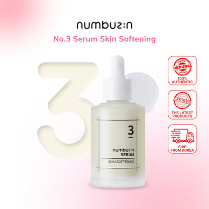 Numbuzin No.3 Skin Softening Serum 50ml | Hyaluronic Acid