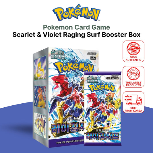 Pokemon Card Scarlet&Violet Raging Surf Booster Box SV3a Sealed - Korean Version