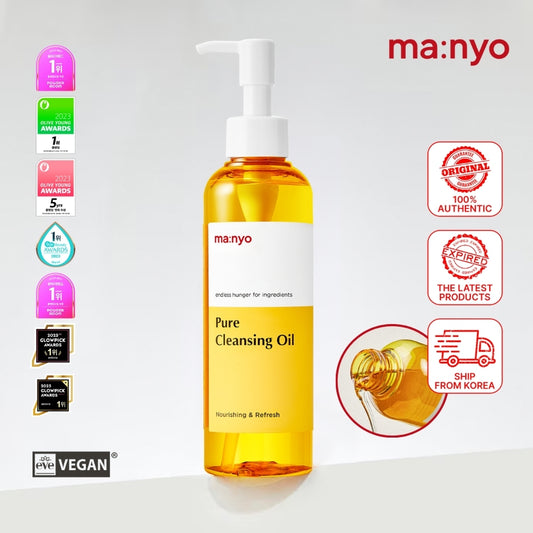 Manyo Factory Pure Cleansing Oil 200ml | Skincare with Natural Ingredients | Makeup Remover for Deep Cleansing