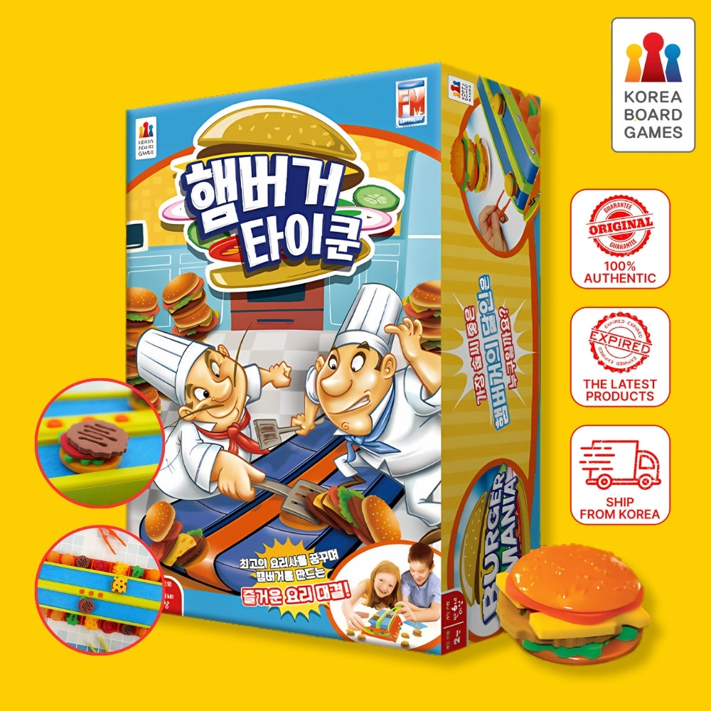 Korea Boardgames Hamburger Tycoon Board Game