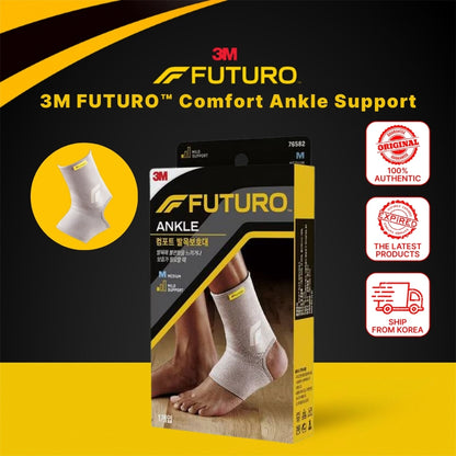 3M FUTURO™ Comfort Ankle Support, Size S/M/L, Ship From Korea