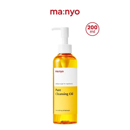 Manyo Factory Pure Cleansing Oil 200ml | Skincare with Natural Ingredients | Makeup Remover for Deep Cleansing