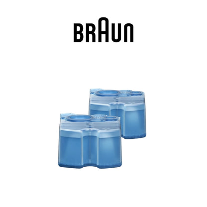 BRAUN Clean and Renew Shaver Refill Cleaner 2EA 4EA 6EA Lemon Flavour For All Braun Models