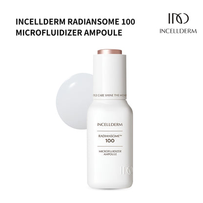 INCELLDERM RADIANSOME 100 MICROFLUIDIZER 3pcs SET (TONER/AMPOULE/CREAM)