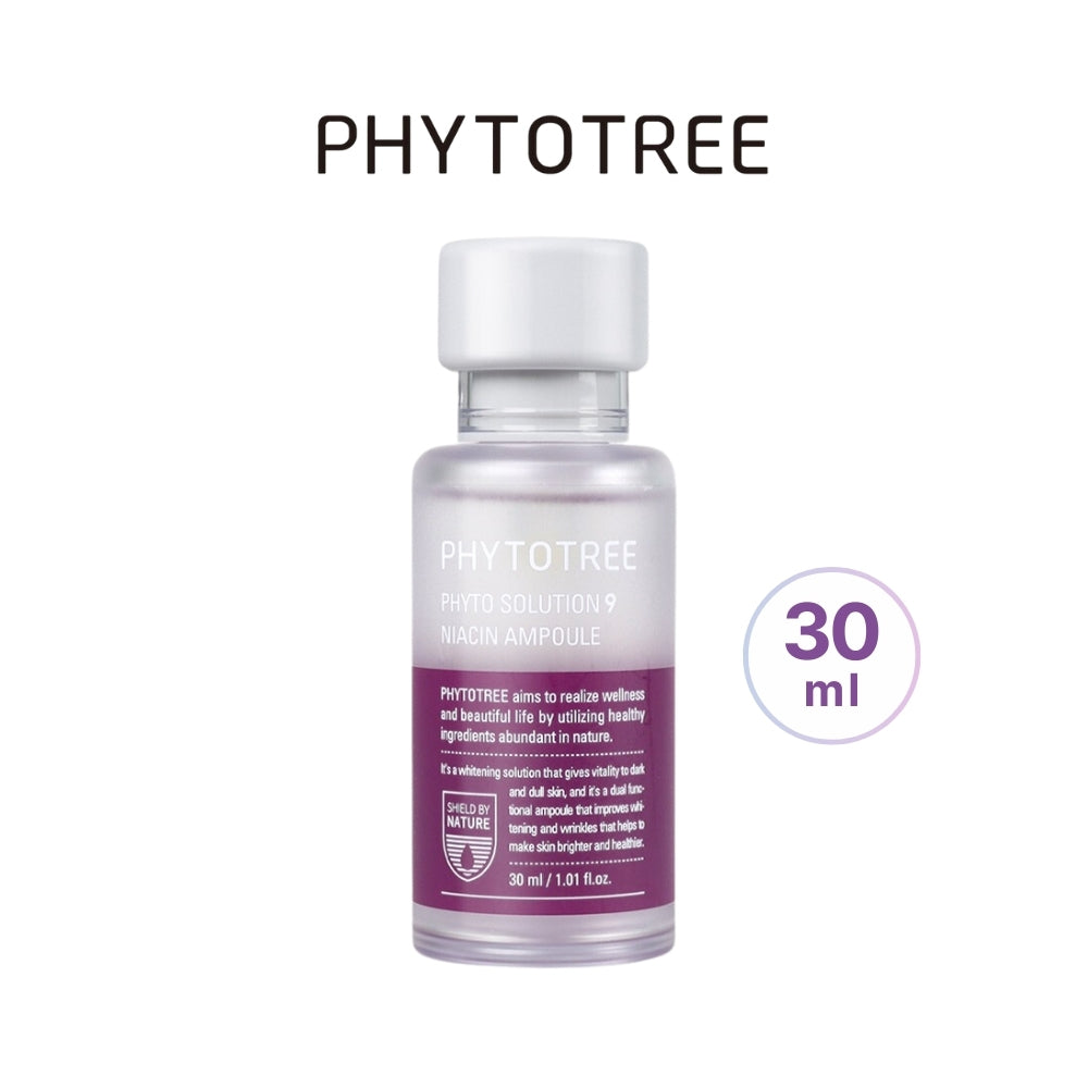 Phytotree Solution 9 Niacin Ampoule 30ml / Skin-recovery and Whitening Essence