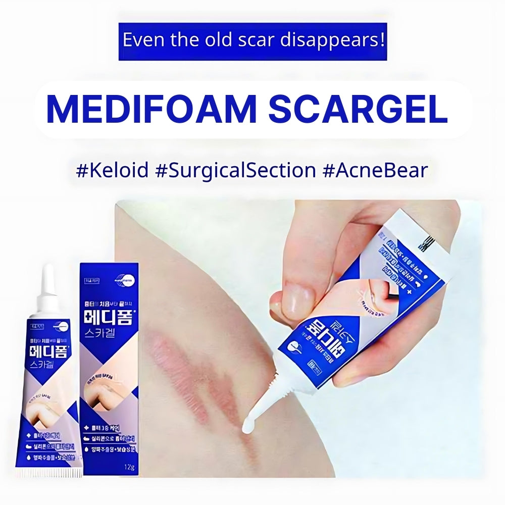 Medifoam Scargel 12g Topical Gel for Scar Treatment and Skin Repair