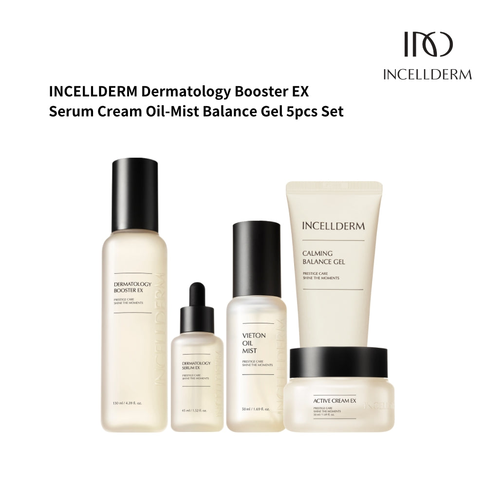 INCELLDERM 5 types of basic care set Korean genuine products