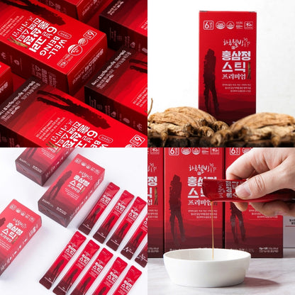 6-years Korean red ginseng essence stick premium 10g x 30sticks red ginseng extract stick Korean Health Food Improving Immunity