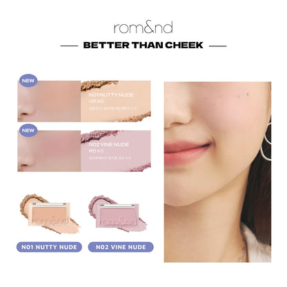 Romand [rom&nd] Better Than Cheek - Korean Blush for Natural Glow